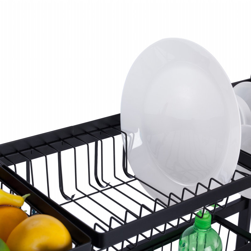 TOOLKISS Stainless Steel Over the Sink Dish Rack & Reviews Wayfair